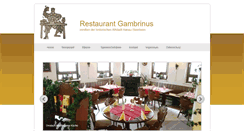 Desktop Screenshot of gambrinus-steinheim.de